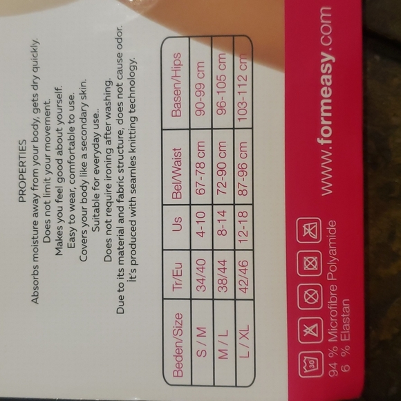 Nwt! Shaping Briefs size small/ medium - Picture 3 of 3